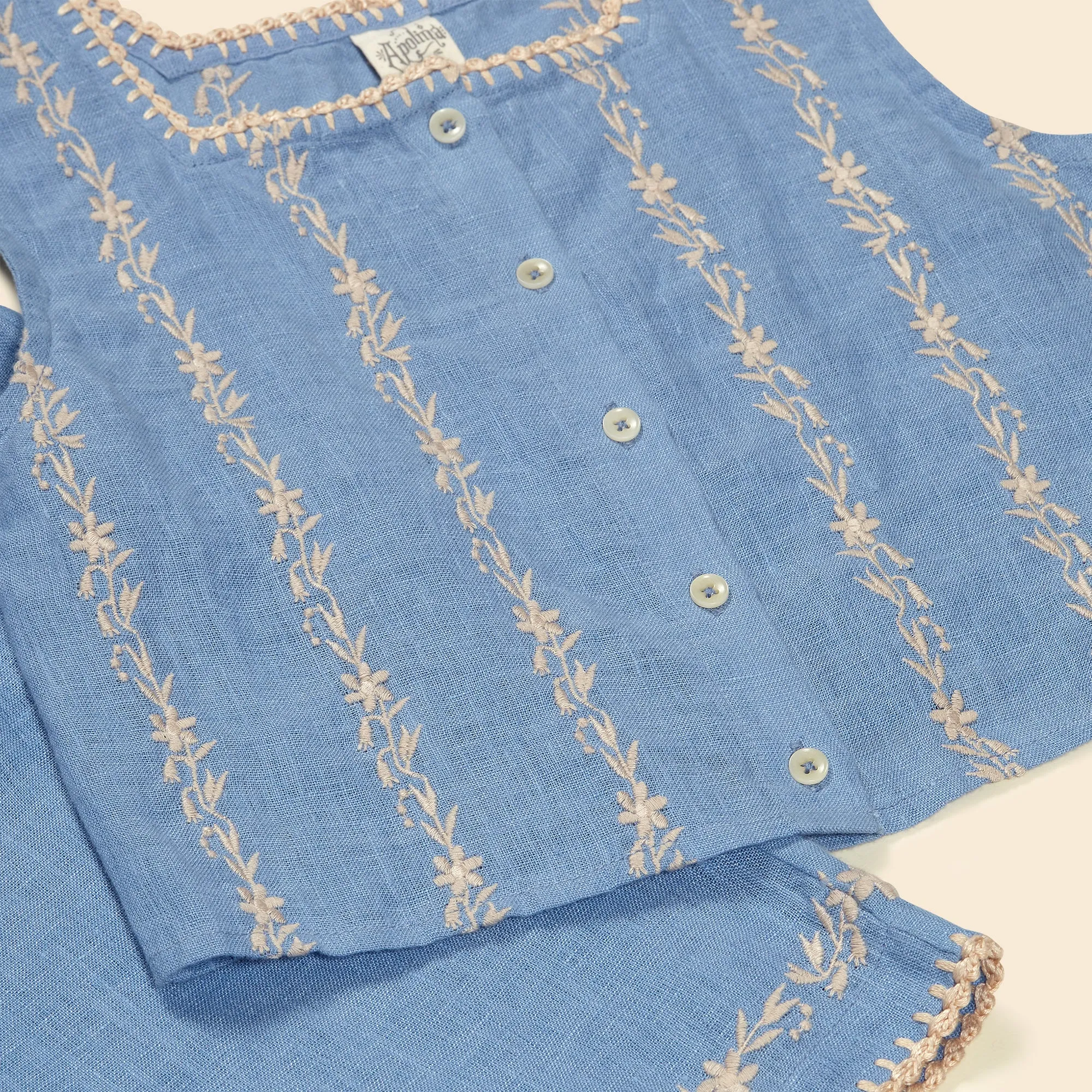 Lia Culotte Set - Cornflower