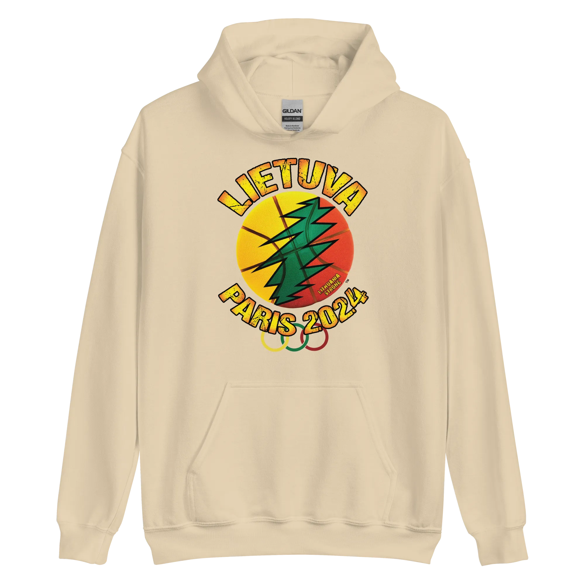 Lietuva Paris 2024 - Europe-Based Men/Women Unisex Classic Comfort Pullover Hoodie