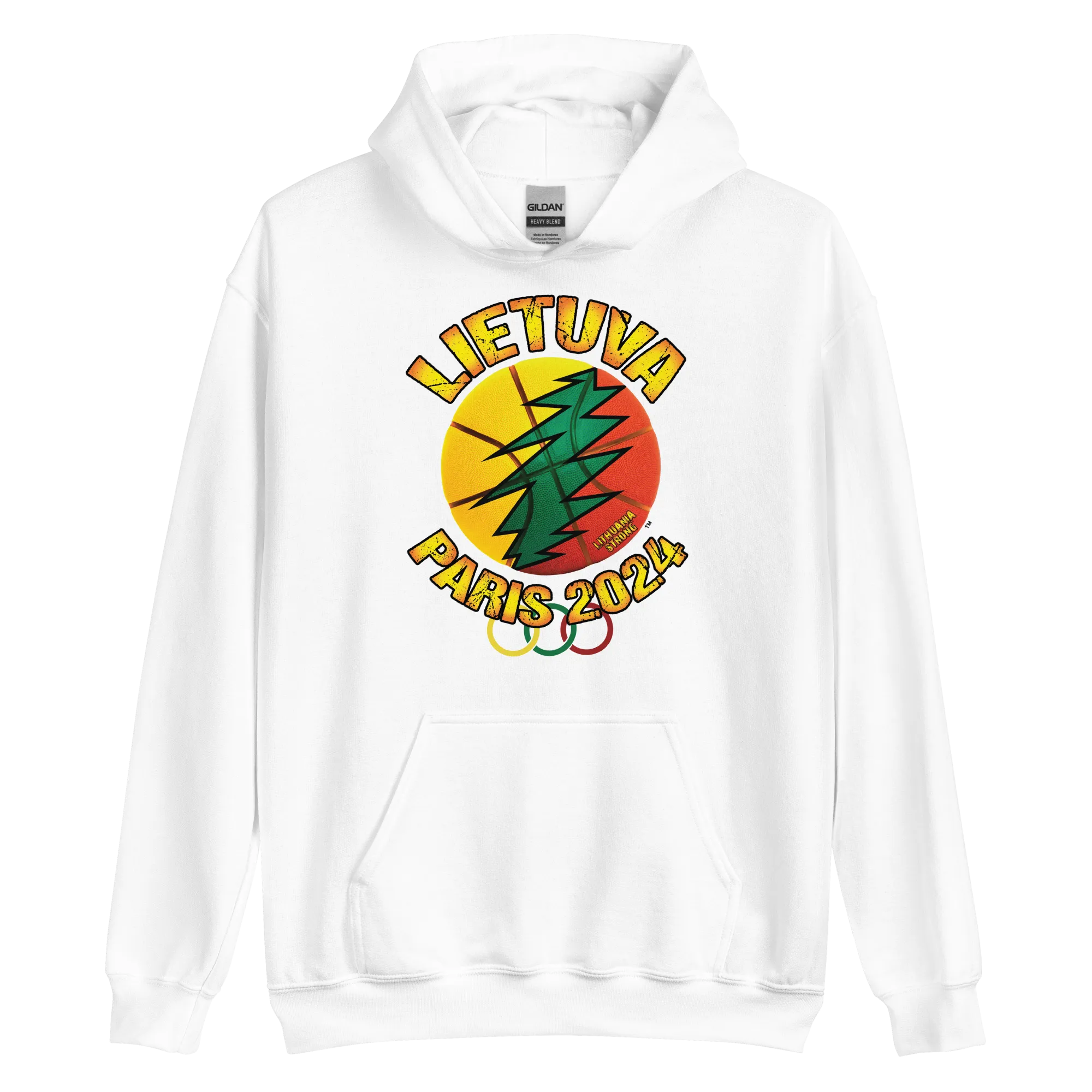 Lietuva Paris 2024 - Europe-Based Men/Women Unisex Classic Comfort Pullover Hoodie