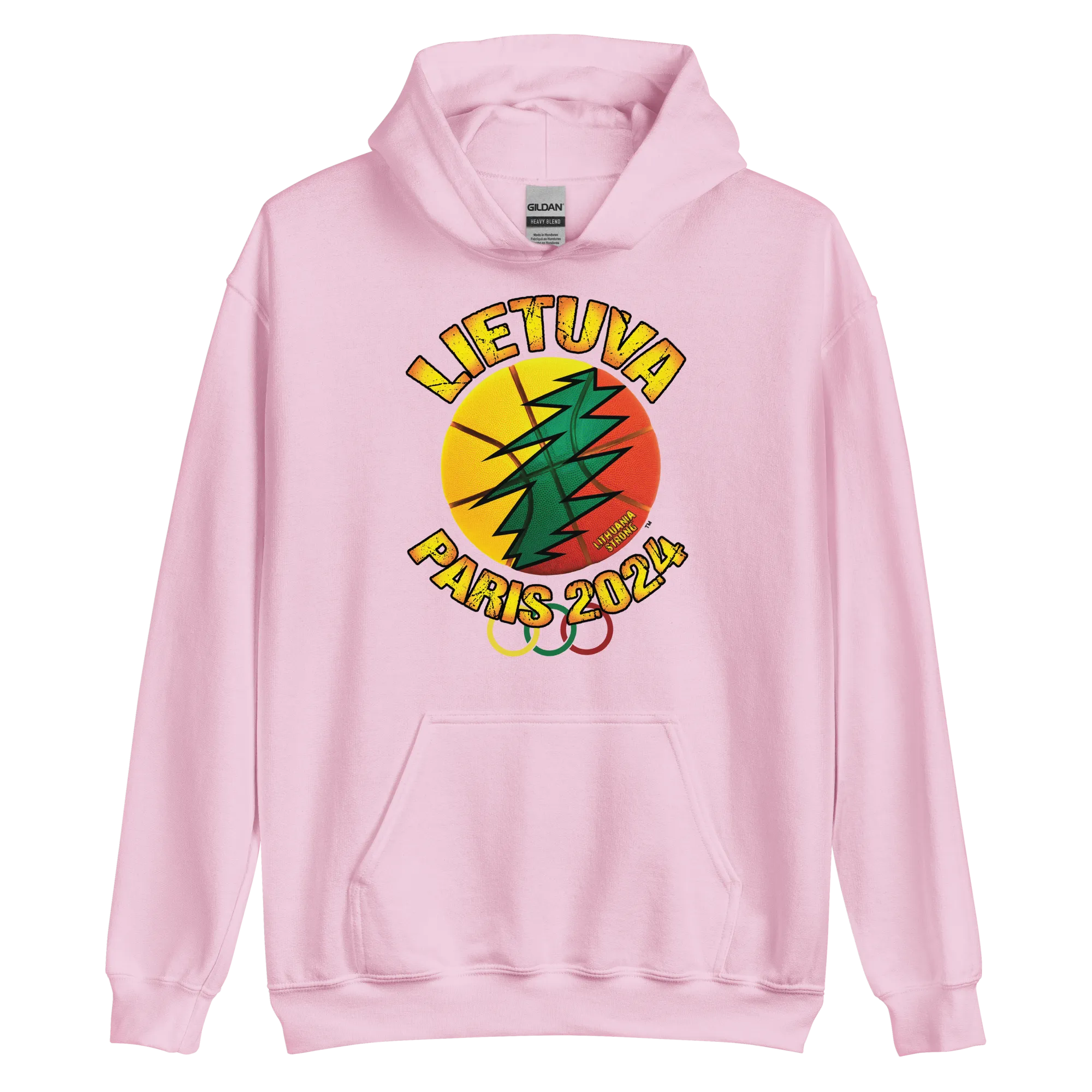 Lietuva Paris 2024 - Europe-Based Men/Women Unisex Classic Comfort Pullover Hoodie