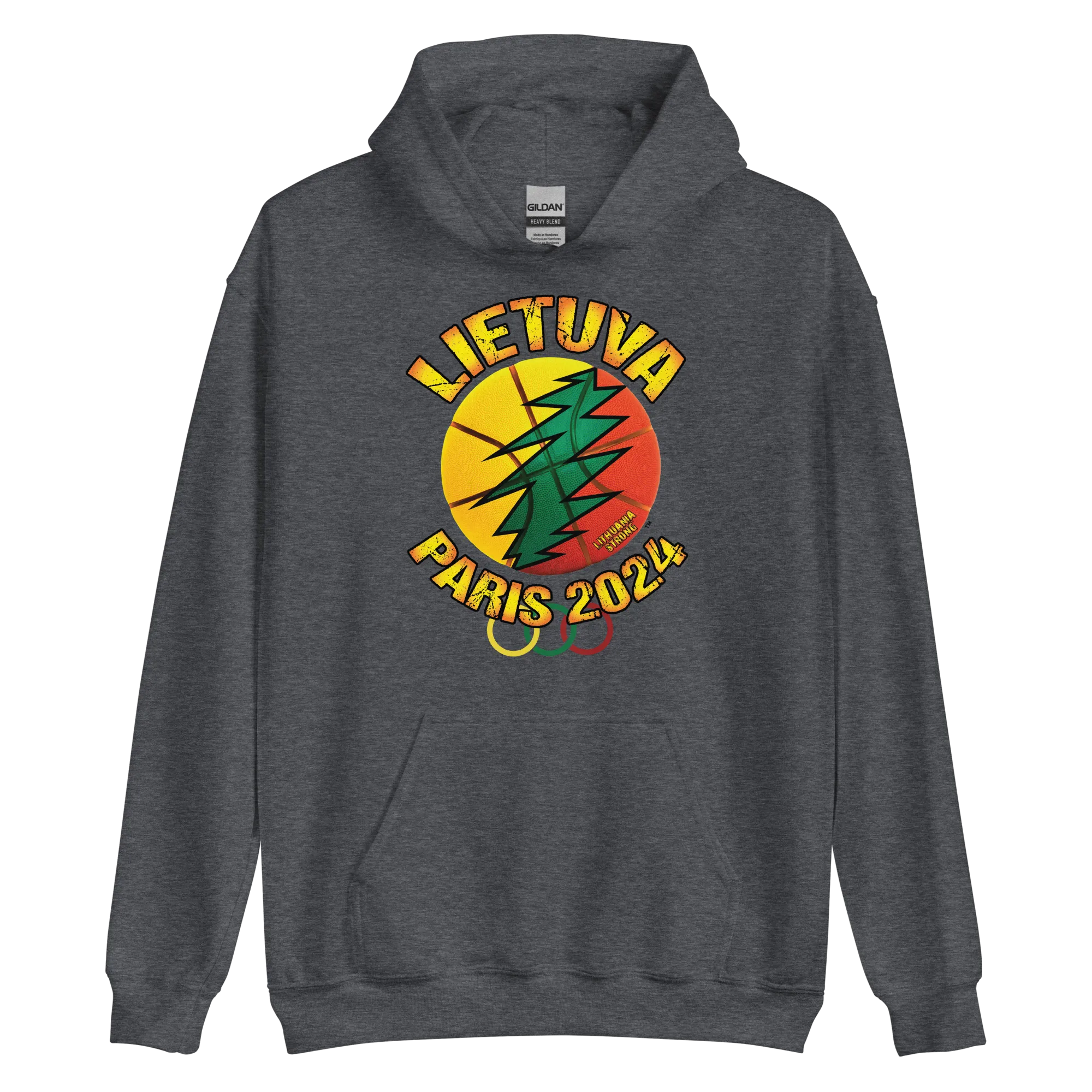 Lietuva Paris 2024 - Europe-Based Men/Women Unisex Classic Comfort Pullover Hoodie