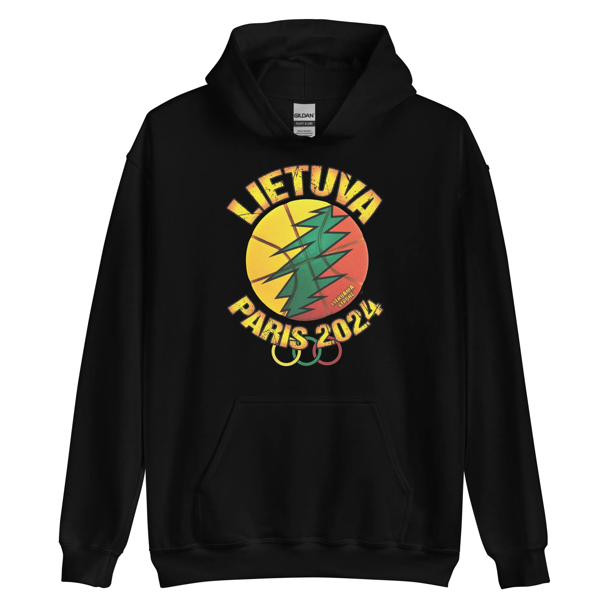 Lietuva Paris 2024 - Europe-Based Men/Women Unisex Classic Comfort Pullover Hoodie