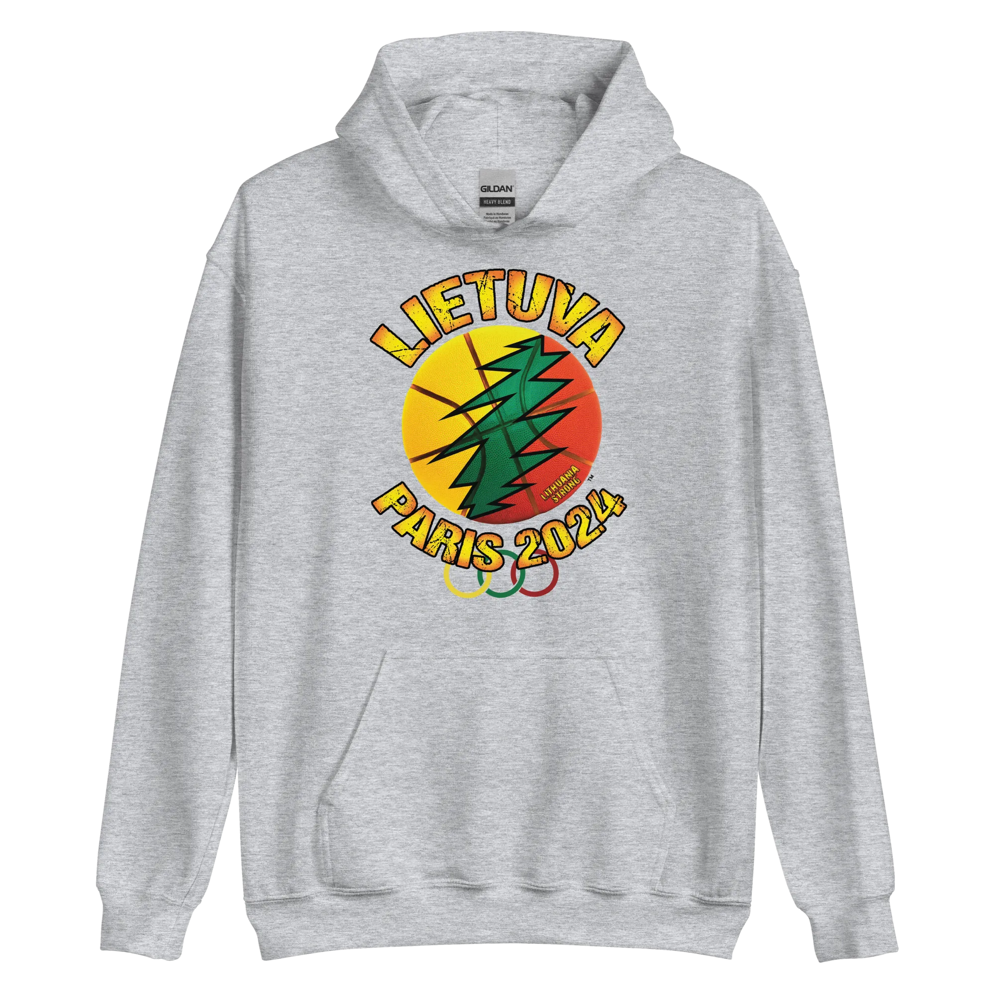 Lietuva Paris 2024 - Europe-Based Men/Women Unisex Classic Comfort Pullover Hoodie