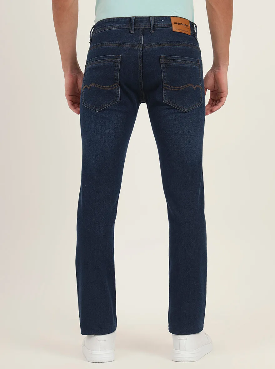 Light Blue Washed Slim Fit Jeans | Greenfibre