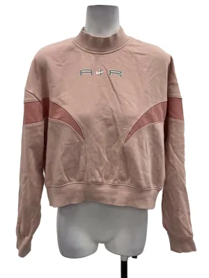 Light Pink Mockneck Crop Sweater