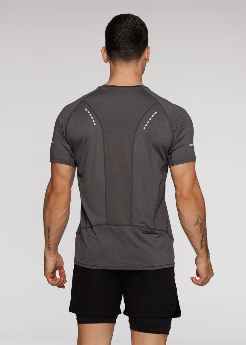 Limitless Hyper Tee - Charcoal