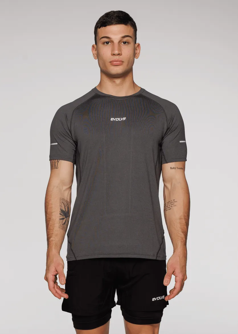 Limitless Hyper Tee - Charcoal