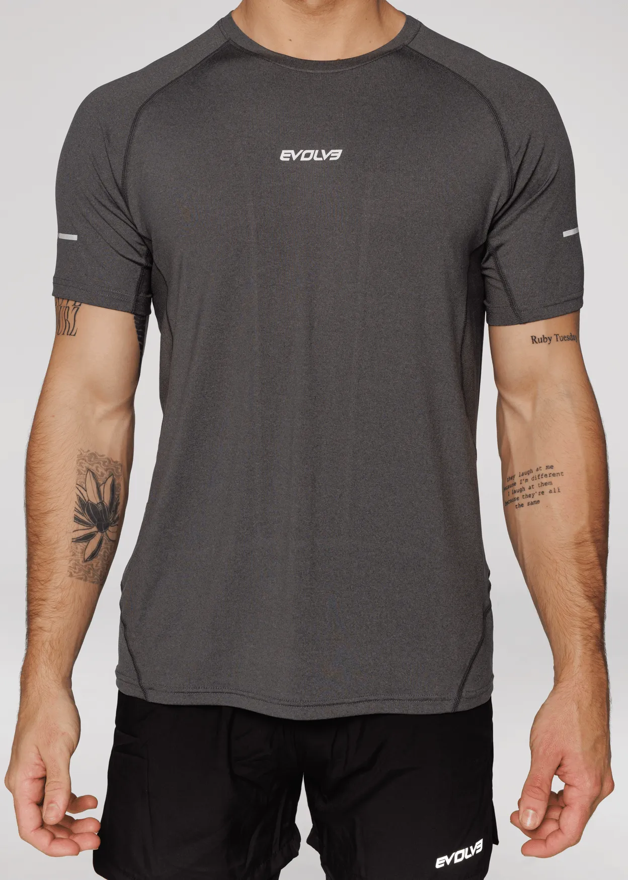 Limitless Hyper Tee - Charcoal