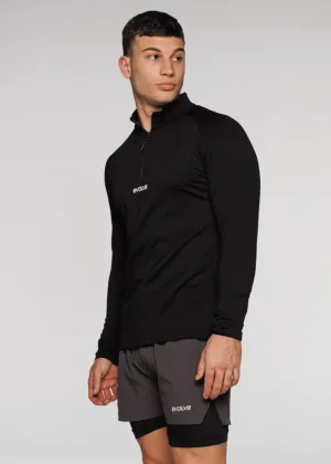 Limitless ¼ Zip Jacket - Black
