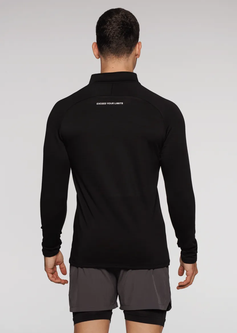 Limitless ¼ Zip Jacket - Black