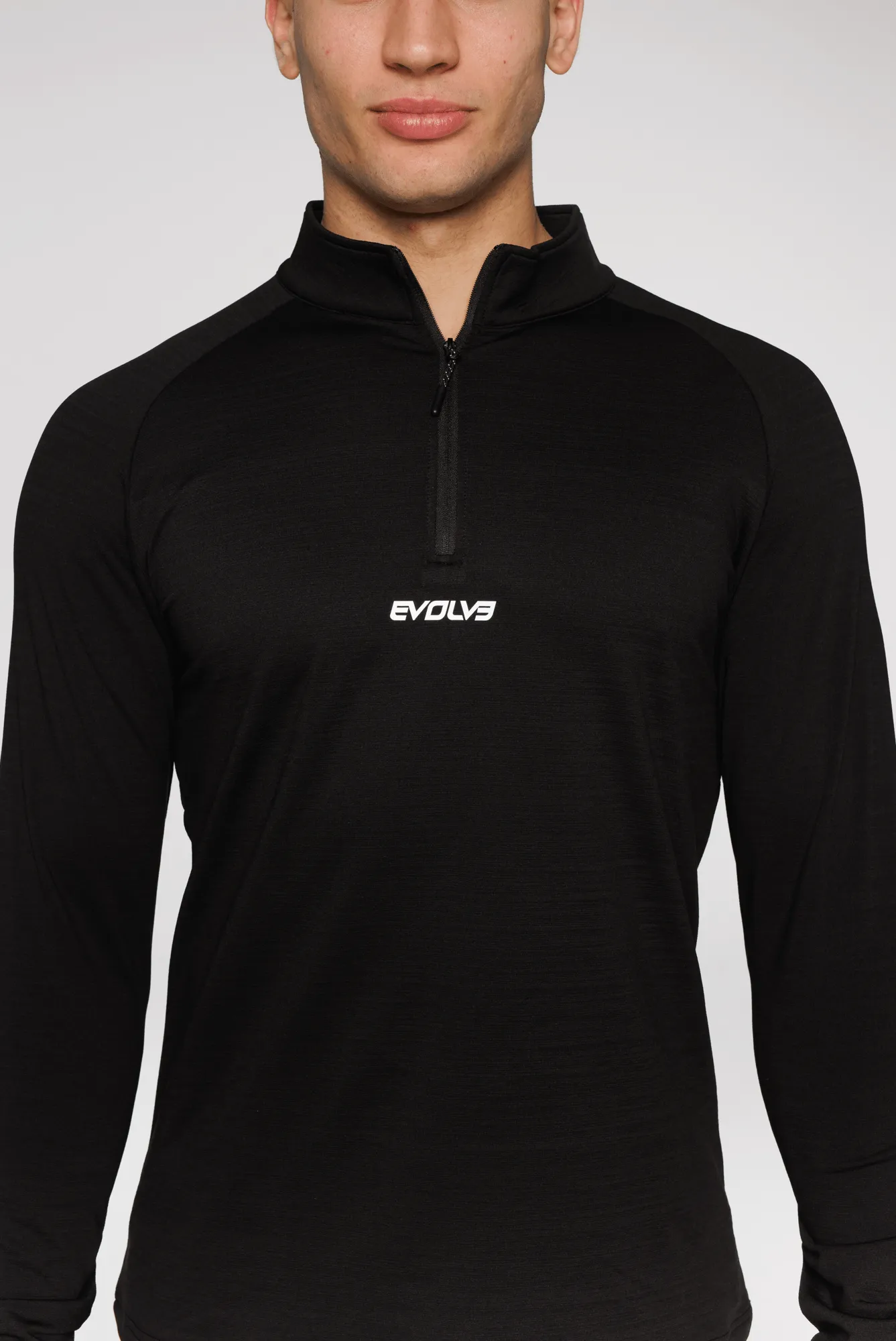 Limitless ¼ Zip Jacket - Black