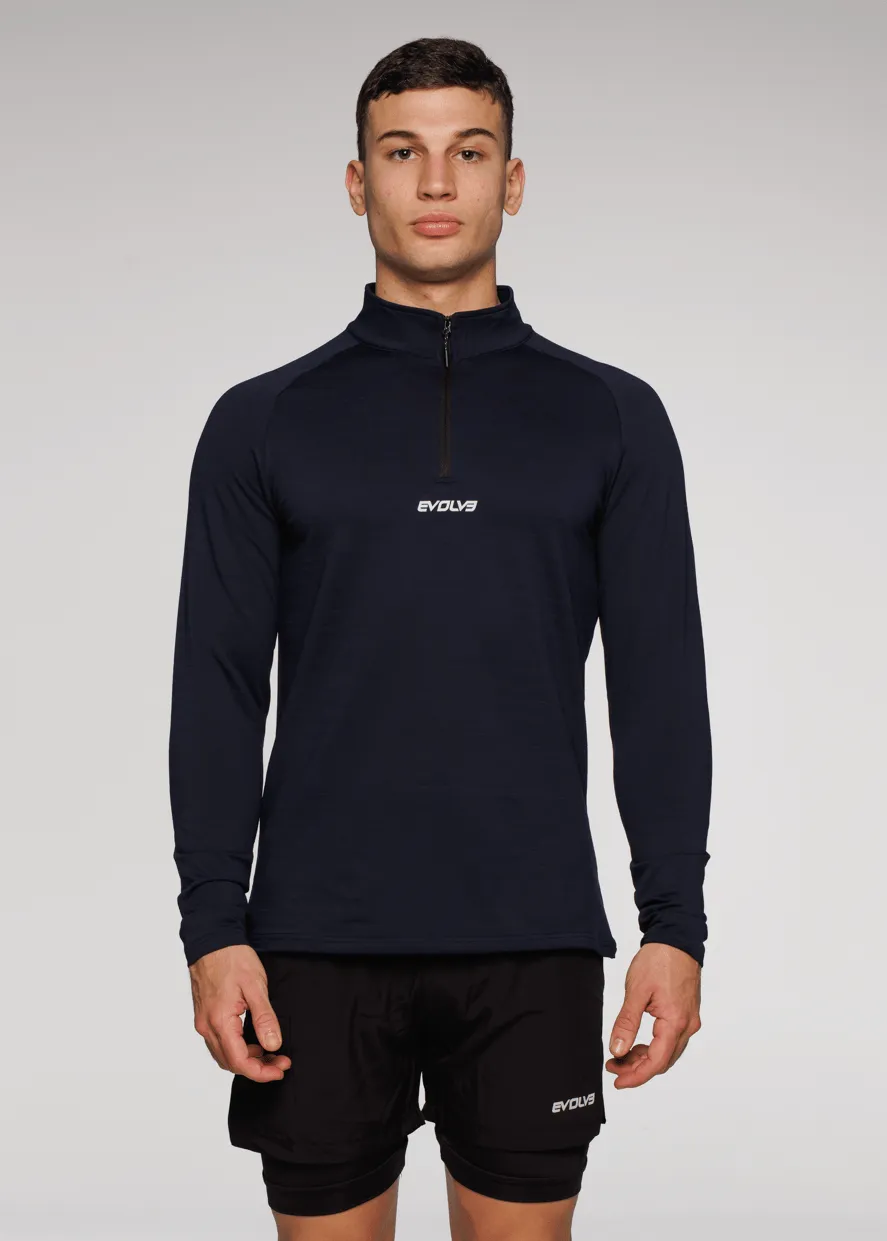Limitless ¼ Zip Jacket - Navy