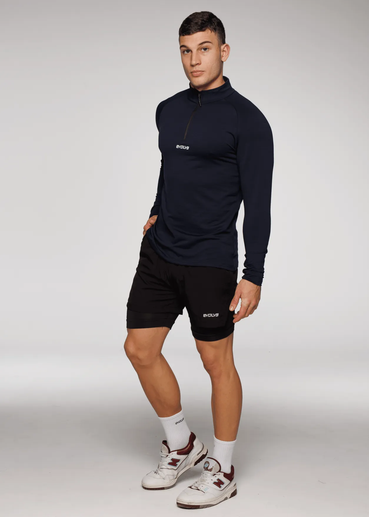 Limitless ¼ Zip Jacket - Navy