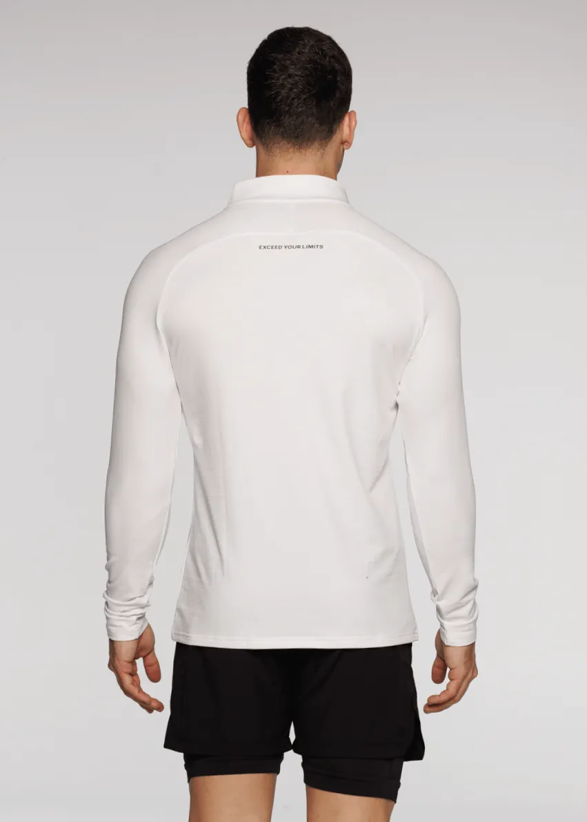 Limitless ¼ Zip Jacket - White