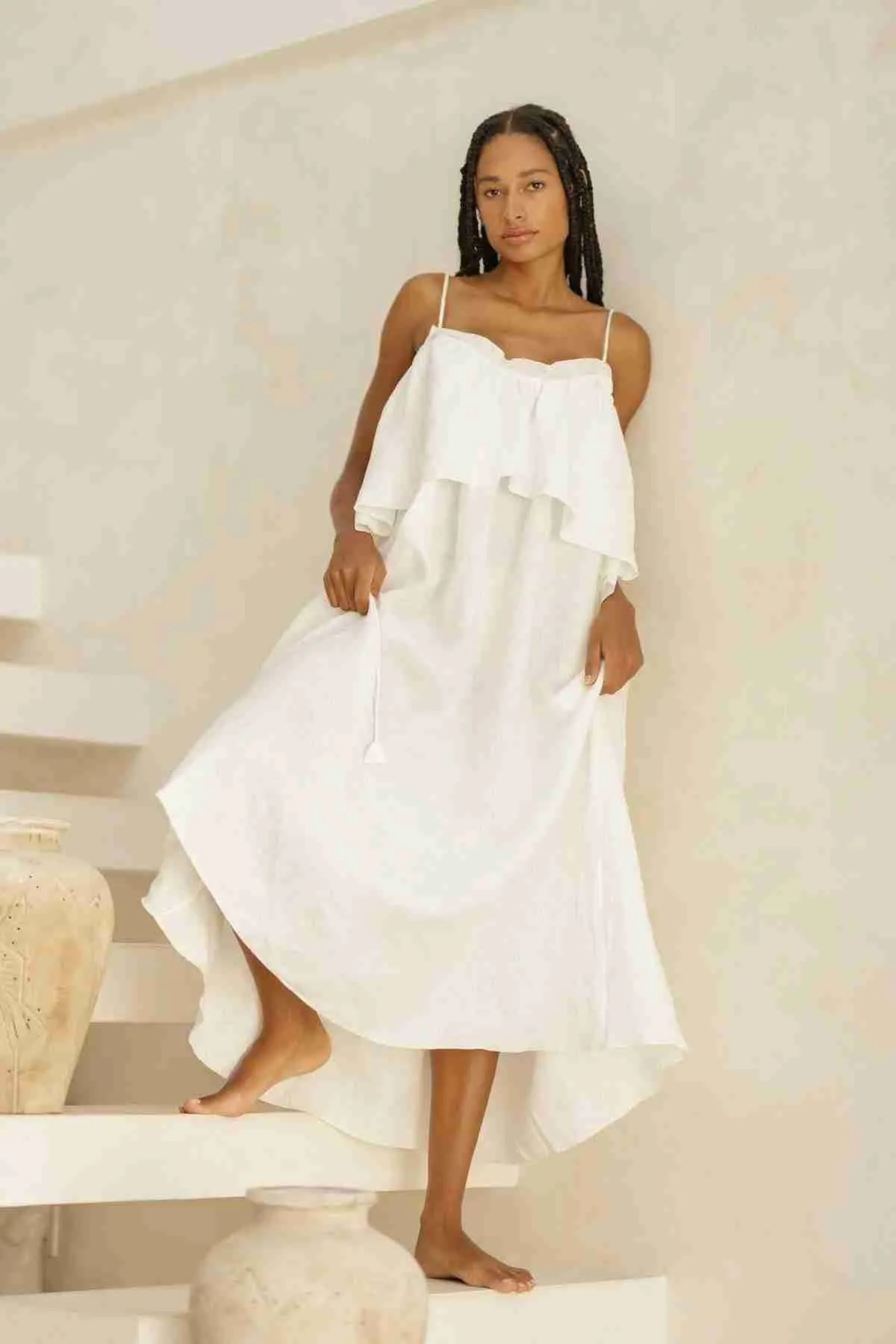 Linen Muse Gown (Made to Order)