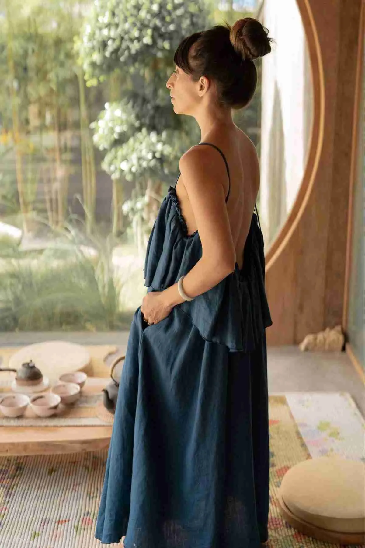 Linen Muse Gown (Made to Order)