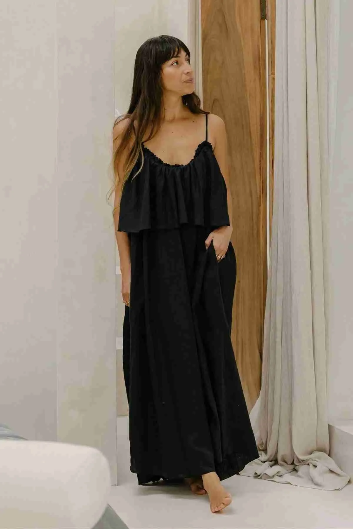 Linen Muse Gown (Made to Order)