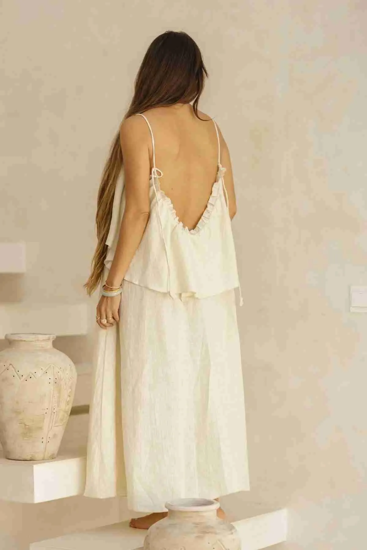 Linen Muse Gown (Made to Order)