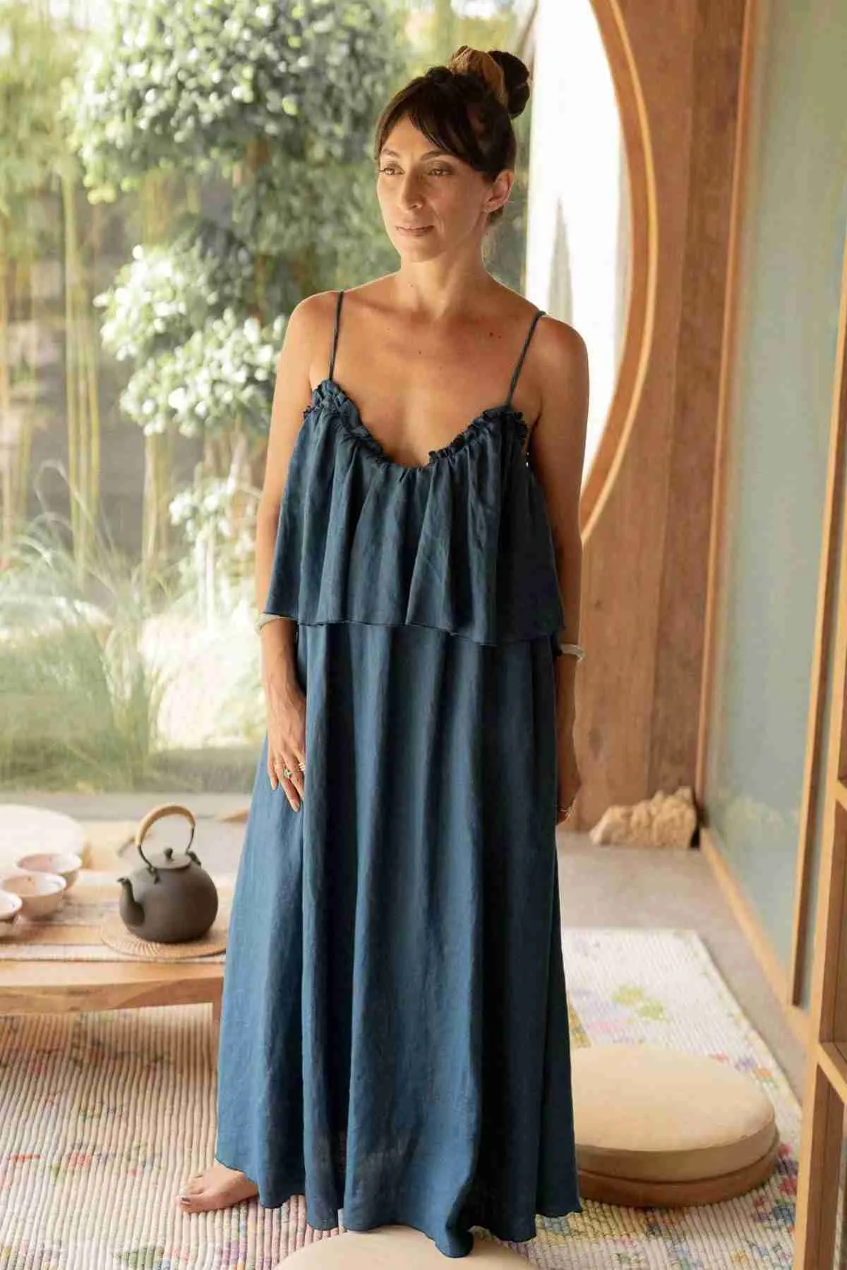 Linen Muse Gown (Made to Order)