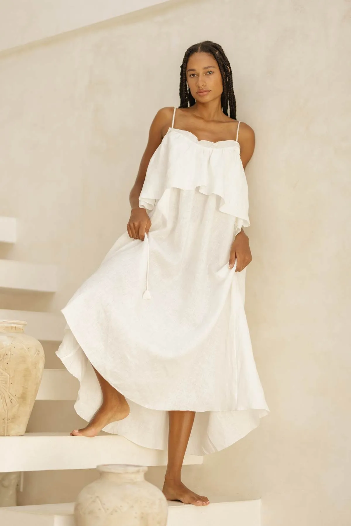 Linen Muse Gown (Made to Order)