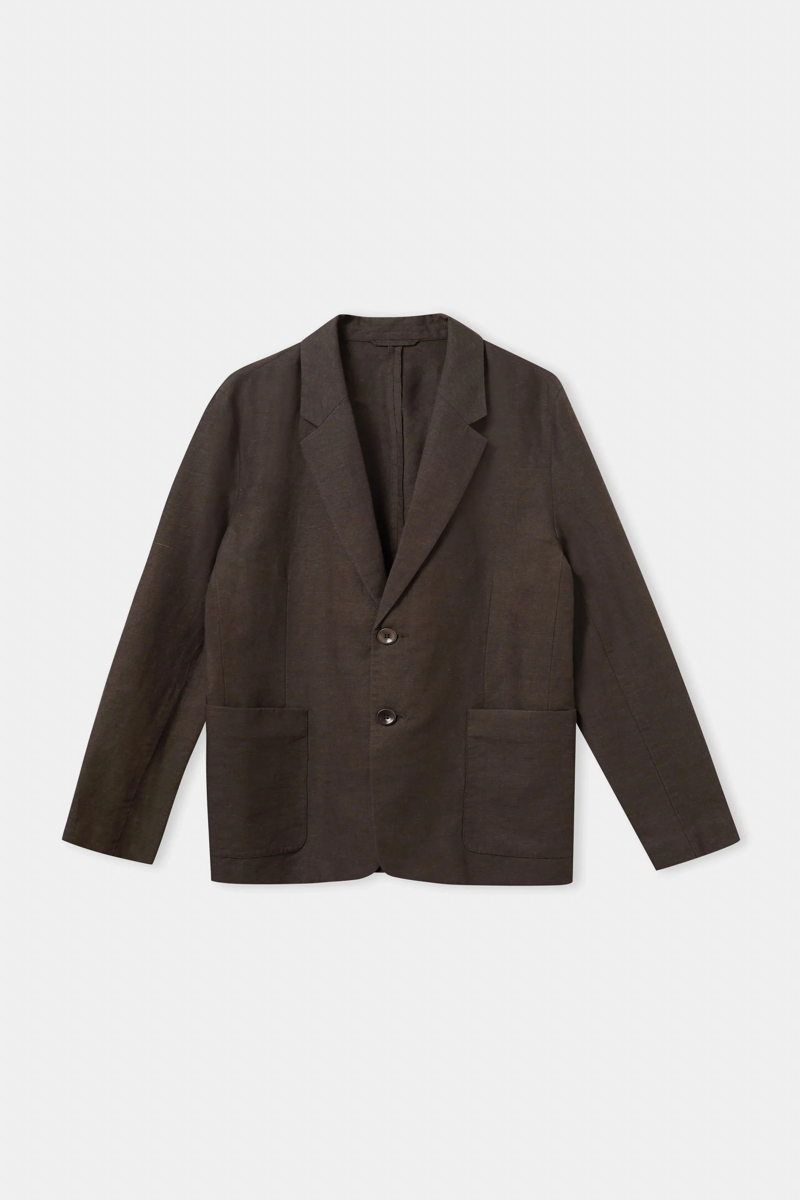 Linen Summer Blazer enver in linen coffee