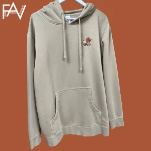Lion - Sandstone Pigment Dyed Mid-Weight Hoodie