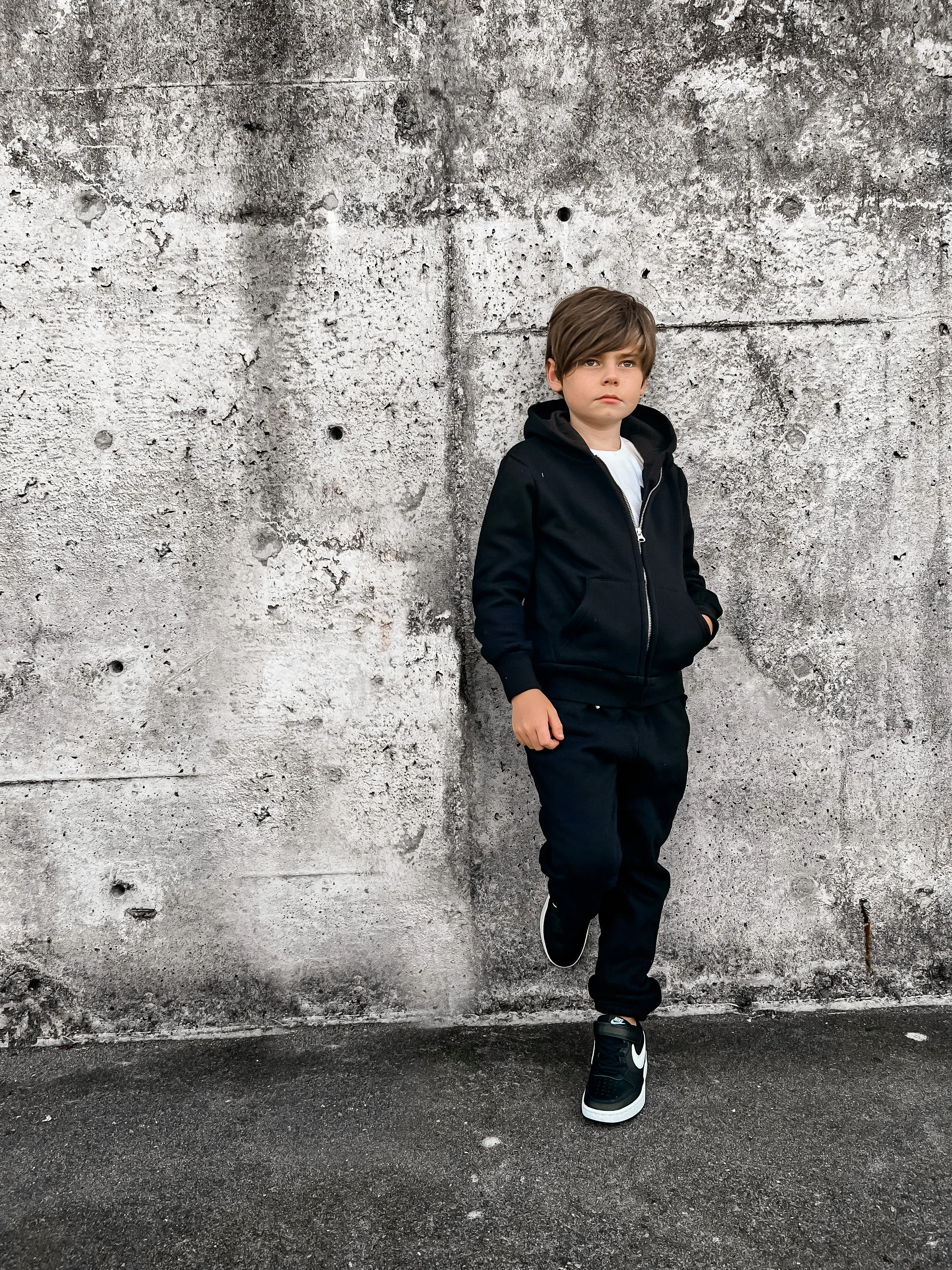 Little Bipsy Classic Zip Hoodie - Black