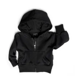 Little Bipsy Classic Zip Hoodie - Black