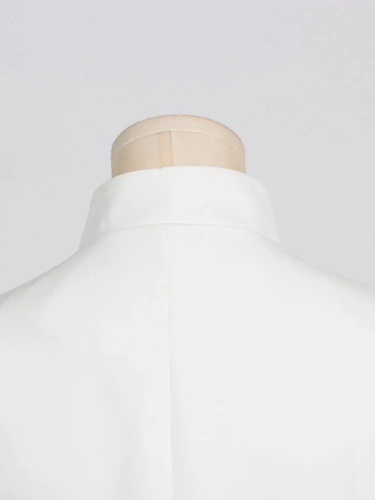 Long Sleeve Spliced Button Minimalist Two Piece Set