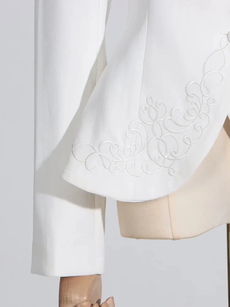 Long Sleeve Spliced Button Minimalist Two Piece Set