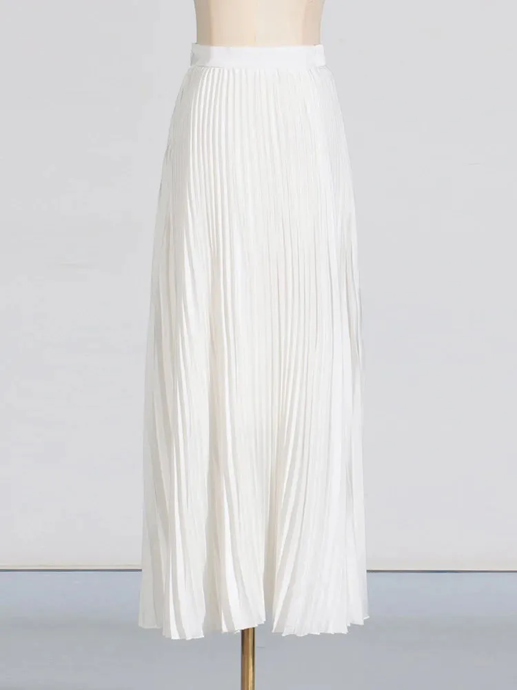 Long Sleeve Spliced Button Minimalist Two Piece Set