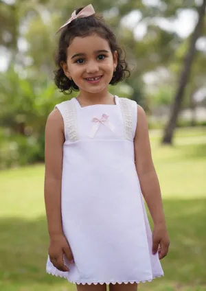 Lor Miral Girls Pink Dress