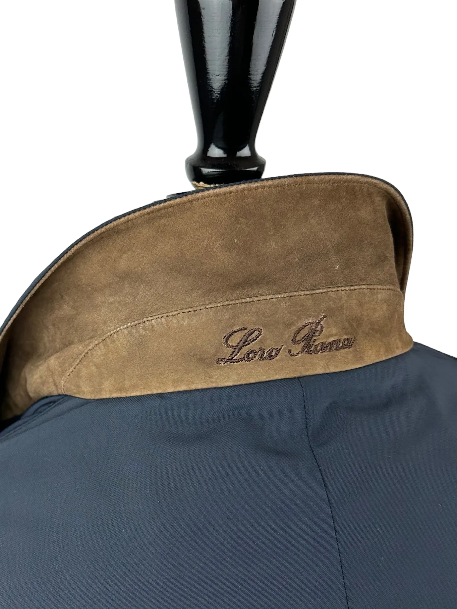 Loro Piana Navy Storm System Car Coat