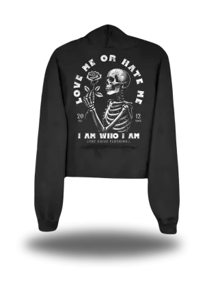 LOVE ME CROP HOODIE