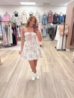 Lovely Florals Mini Dress