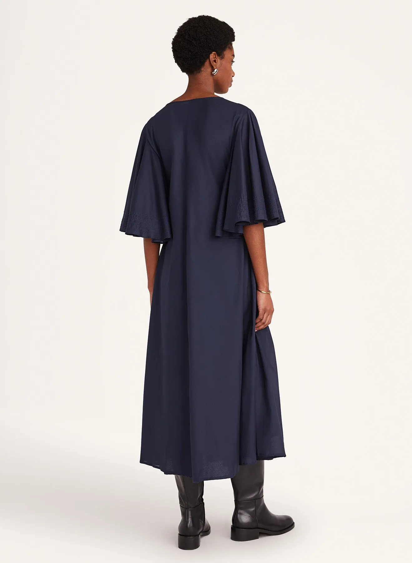 Lucerne Dress in Navy