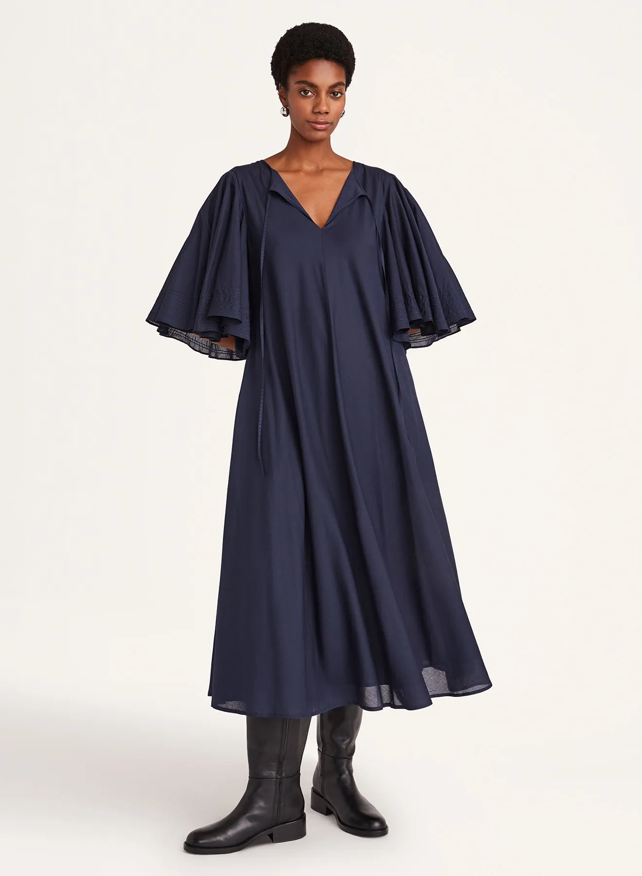 Lucerne Dress in Navy