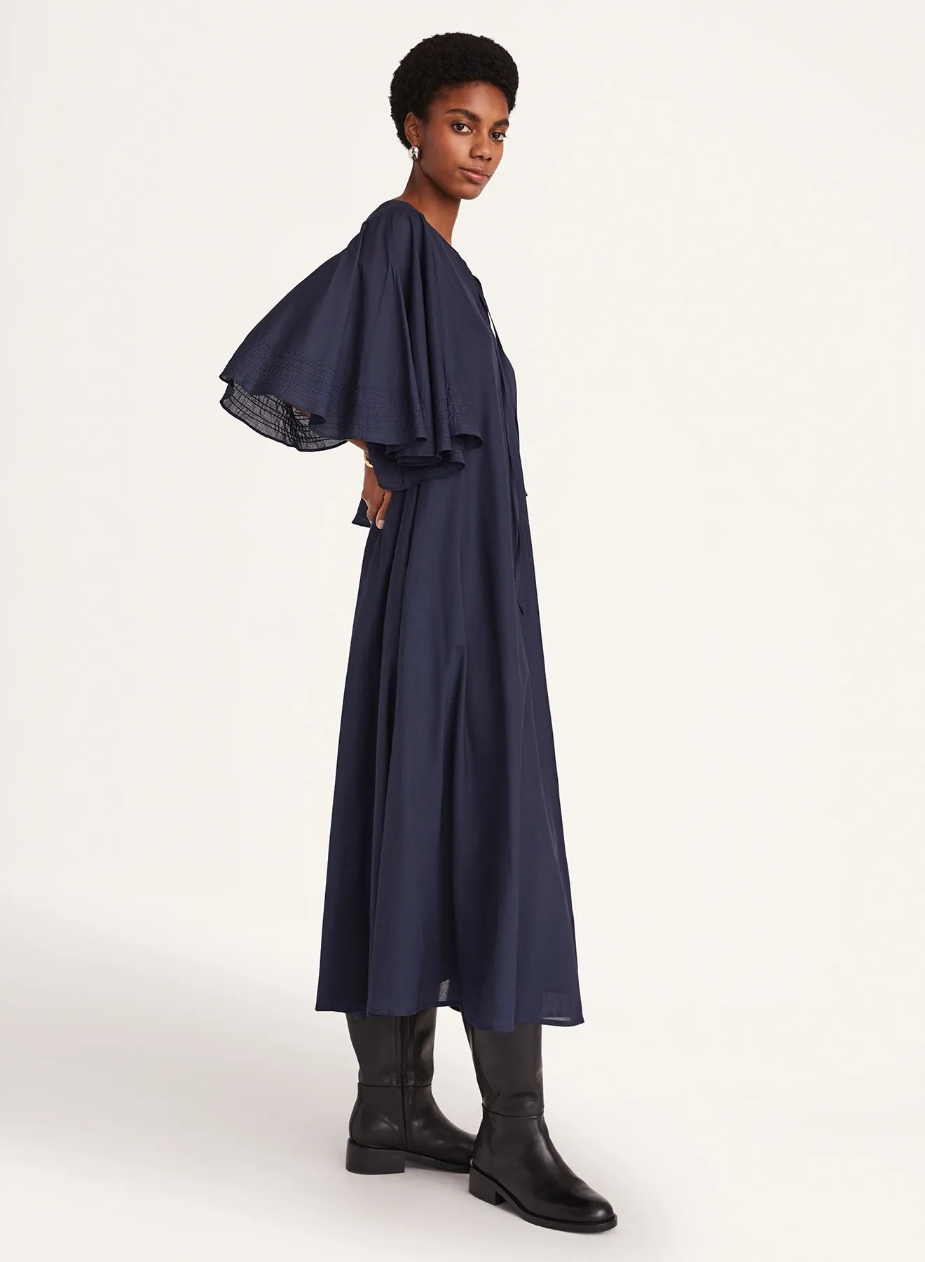 Lucerne Dress in Navy