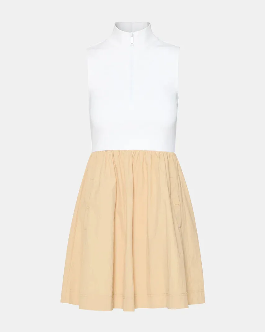 Lyon Dress Dusty Taupe