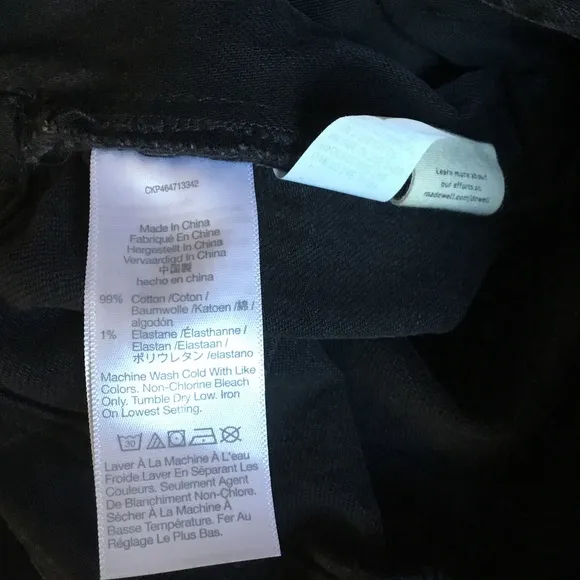 Madewell Black Tapered Overalls Clybourn
