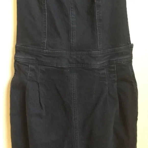 Madewell Black Tapered Overalls Clybourn