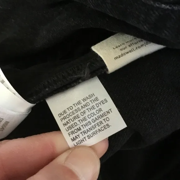 Madewell Black Tapered Overalls Clybourn
