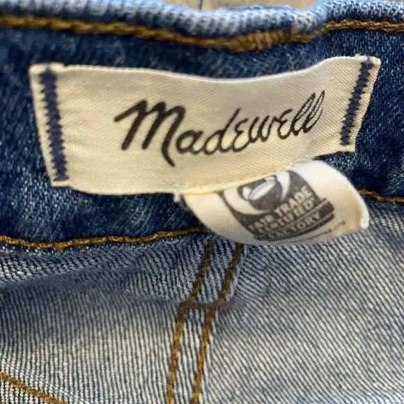 Madewell The High Rise Slim Boyjean Jeans Womens Blue Size 26