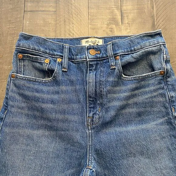 Madewell The High Rise Slim Boyjean Jeans Womens Blue Size 26