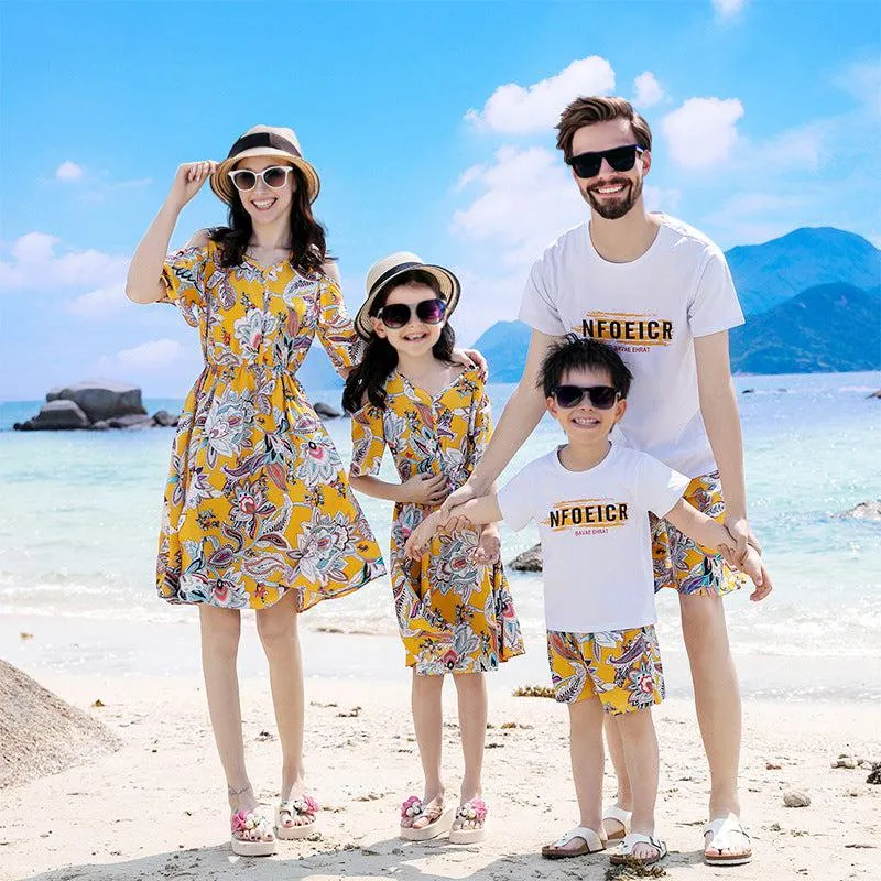 Make a Splash with This Family Matching Floral Outfit