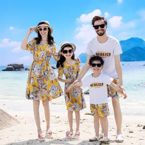 Make a Splash with This Family Matching Floral Outfit