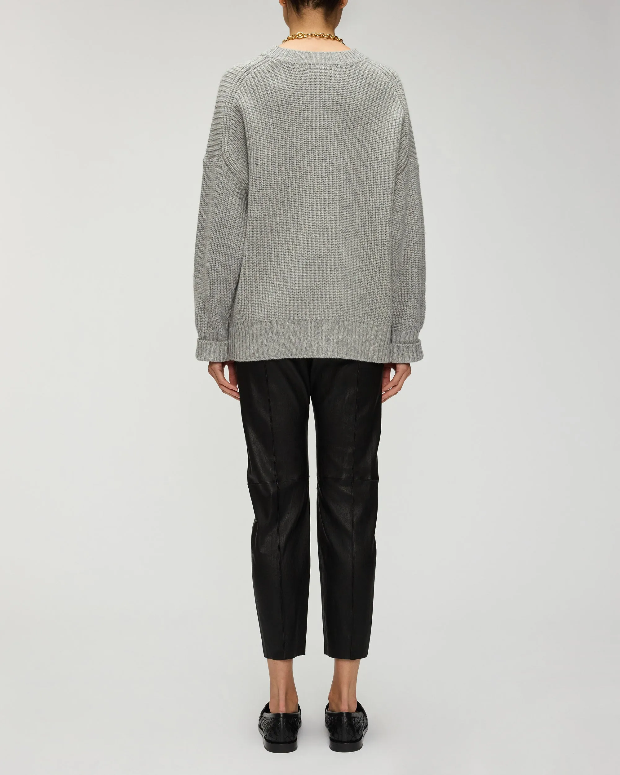 Matilda Cardigan in Heather Grey