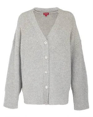 Matilda Cardigan in Heather Grey