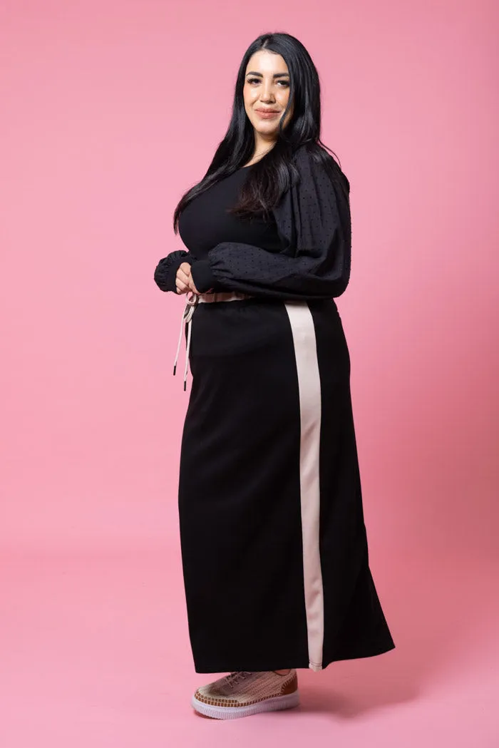Mattie Sweater Skirt - Black