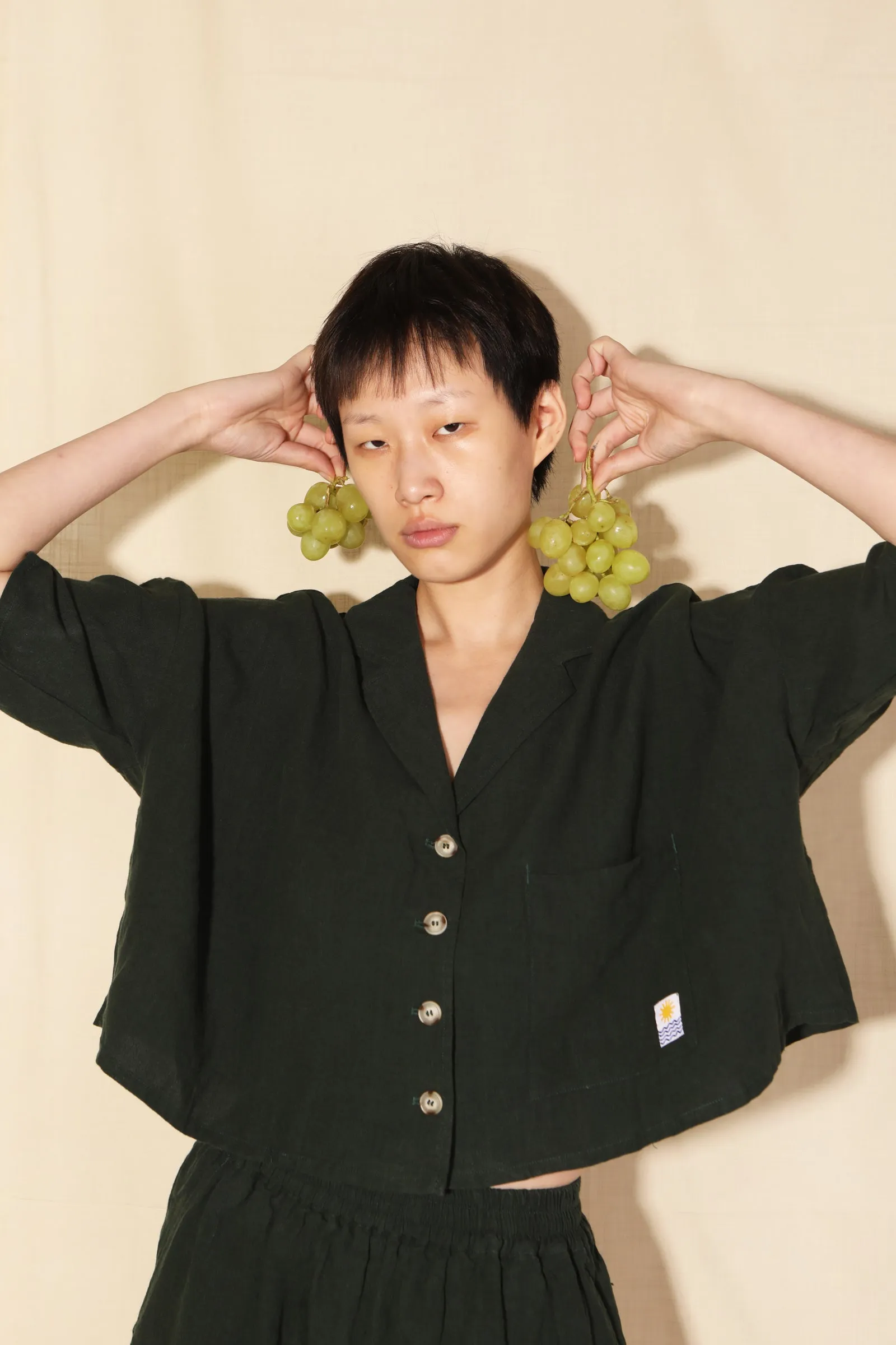 Maxim Linen Shirt Forest Green